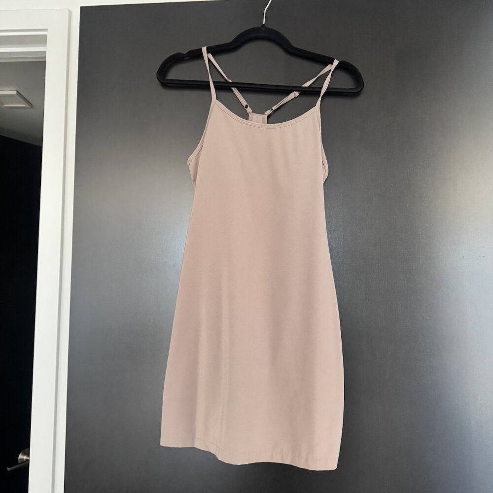 Athletic Dress with built-in bra and shorts with pockets!